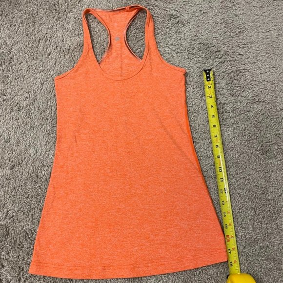 EUC lululemon heathered dazzling cool racerback 4 - Picture 1 of 3